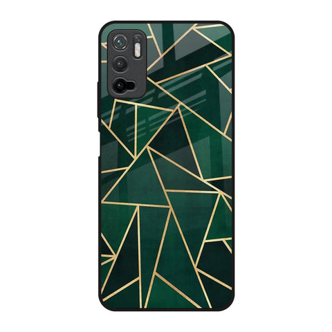 Abstract Green Glossy Case For Poco M3 Pro