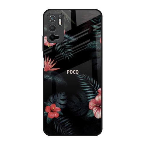 Tropical Art Flower Glossy Case for Poco M3 Pro