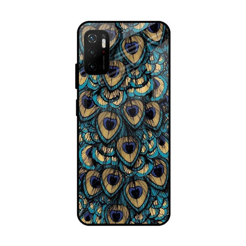 Peacock Feathers Glossy case for Poco M3 Pro