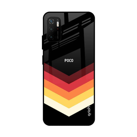 Abstract Arrow Pattern Glossy Case For Poco M3 Pro