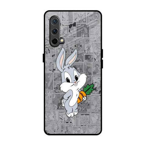 Cute Baby Bunny Glossy Case for OnePlus Nord CE
