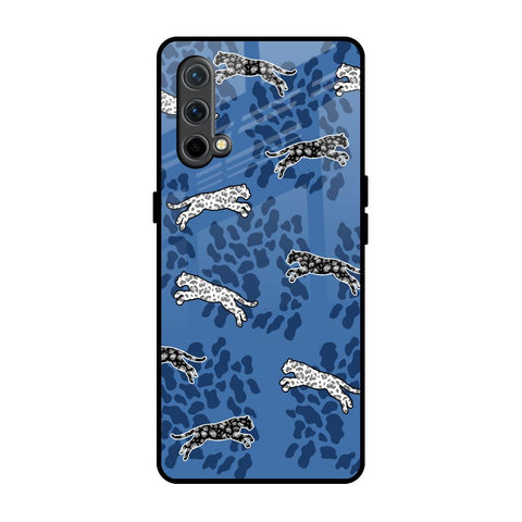 Blue Cheetah Glossy Case for OnePlus Nord CE