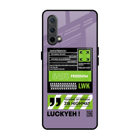 Run & Freedom Glossy Case for OnePlus Nord CE