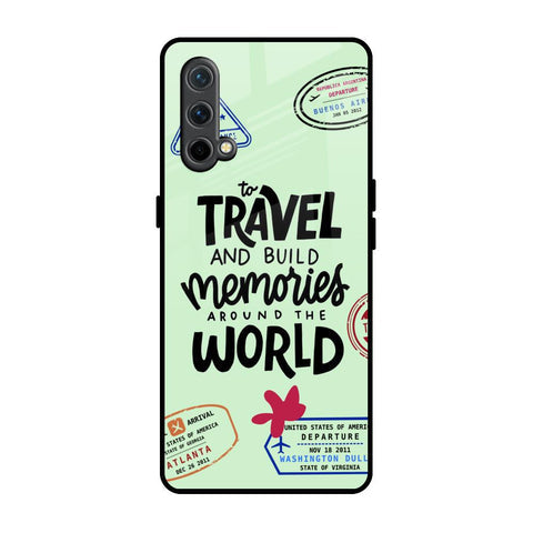 Travel Stamps Glossy Case for OnePlus Nord CE