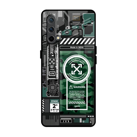 Green Camo Circuit Glossy Case for OnePlus Nord CE