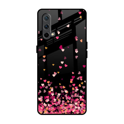 Heart Rain Fall Glossy Case For OnePlus Nord CE