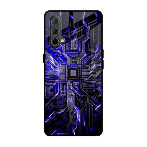 Techno Color Pattern Glossy Case For OnePlus Nord CE
