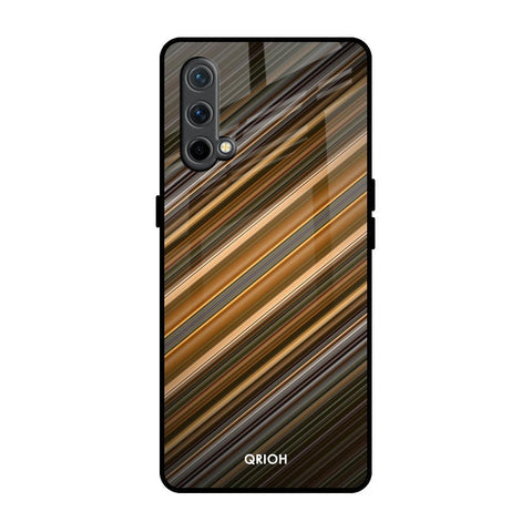 Diagonal Slash Pattern Glossy Case for OnePlus Nord CE