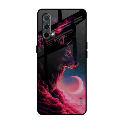 Moon Wolf Glossy Case for OnePlus Nord CE