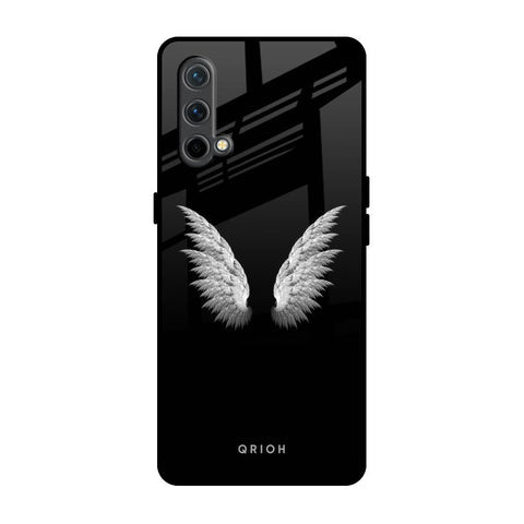 White Angel Wings Glossy Case for OnePlus Nord CE