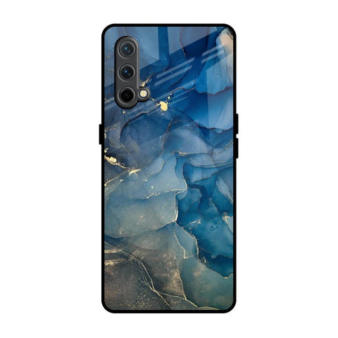 Blue Cool Marble Glossy Case for OnePlus Nord CE