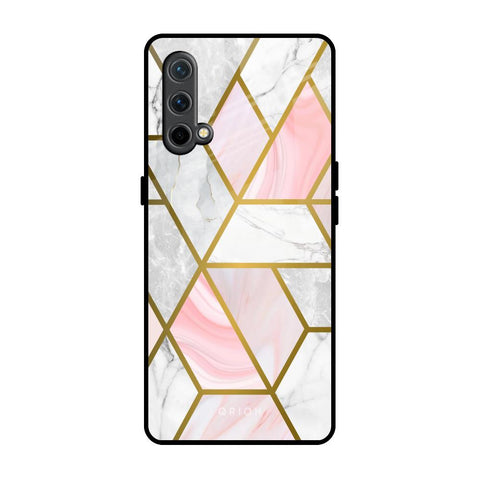Geometrical Marble Glossy Case for OnePlus Nord CE