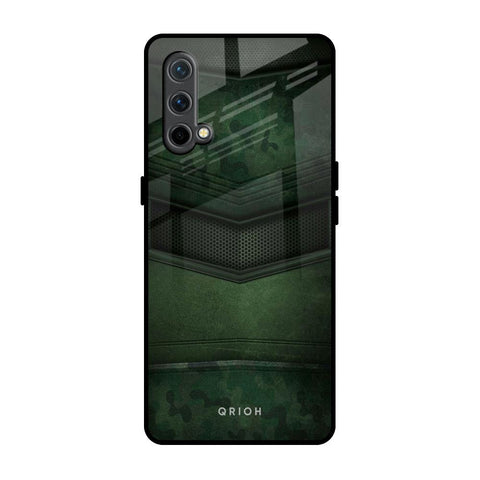 Green Leather Glossy Case for OnePlus Nord CE