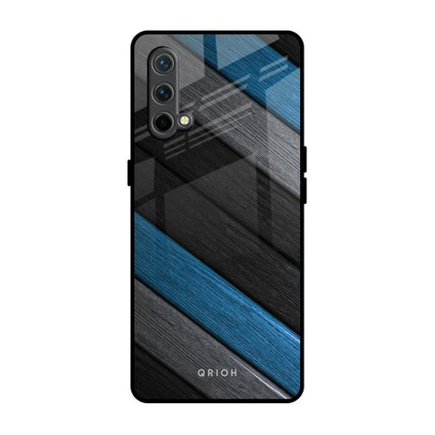 Multicolor Wooden Effect Glossy Case for OnePlus Nord CE