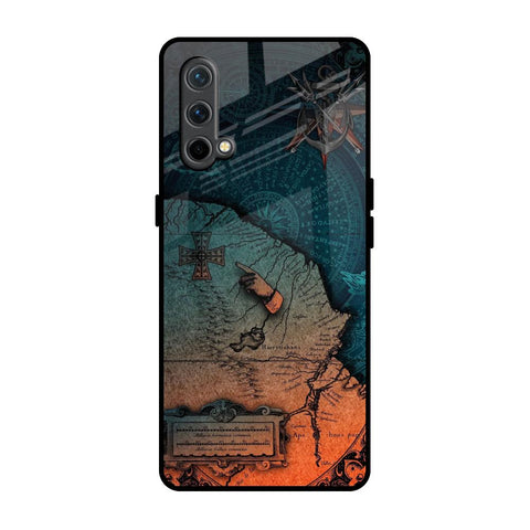 Geographical Map Glossy Case for OnePlus Nord CE
