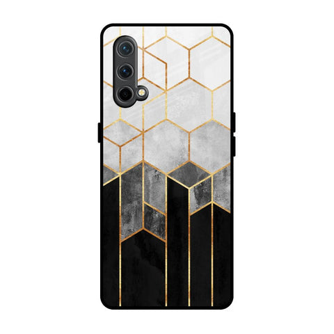 Tricolor Pattern Glossy Case for OnePlus Nord CE