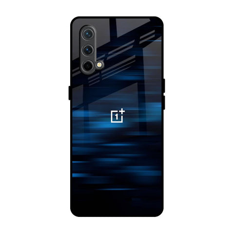 Blue Rough Abstract Glossy Case for OnePlus Nord CE