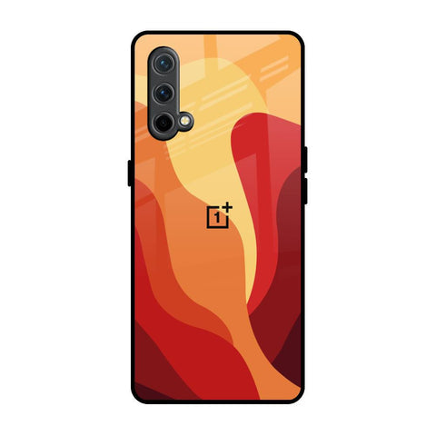 Magma Color Pattern Glossy Case for OnePlus Nord CE