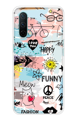 Happy Doodle Soft Cover for OnePlus Nord CE