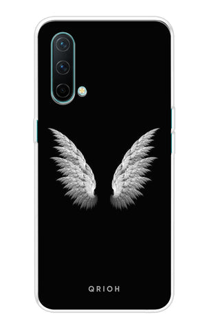 White Angel Wings Soft Cover for OnePlus Nord CE