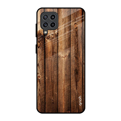 Timber Printed Glossy Case for Samsung Galaxy M32