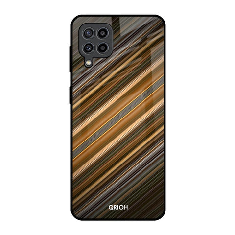 Diagonal Slash Pattern Glossy Case for Samsung Galaxy M32