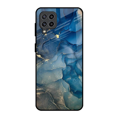 Blue Cool Marble Glossy Case for Samsung Galaxy M32