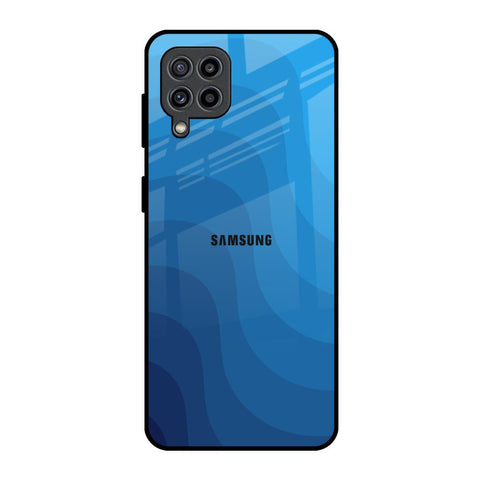 Blue Wave Abstract Glossy Case for Samsung Galaxy M32