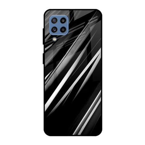 Black & Grey Gradient Glossy Case For Samsung Galaxy M32