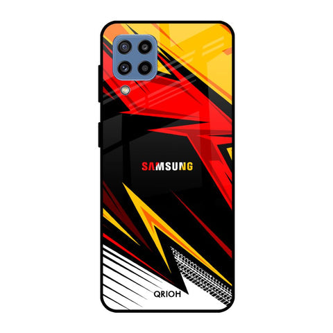 Race Jersey Pattern Glossy Case For Samsung Galaxy M32