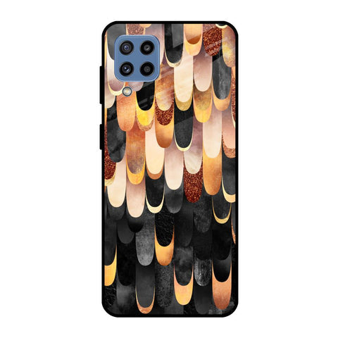 Bronze Abstract Glossy Case for Samsung Galaxy M32