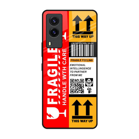 Handle With Care Glossy Case for Vivo V21e