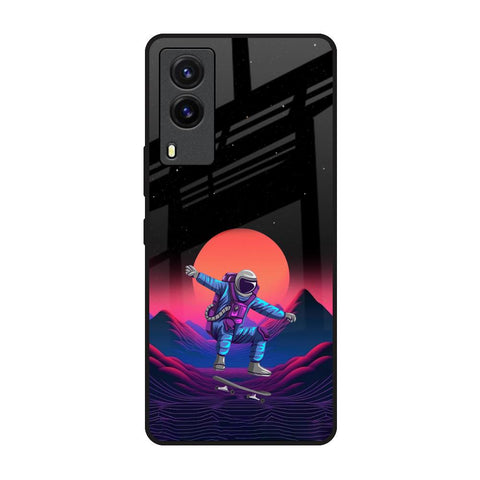 Retro Astronaut Glossy Case for Vivo V21e