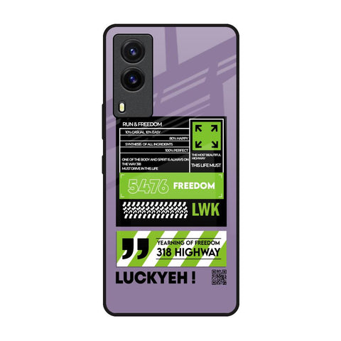 Run & Freedom Glossy Case for Vivo V21e