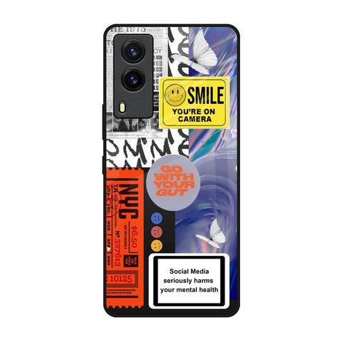 Smile for Camera Glossy Case for Vivo V21e
