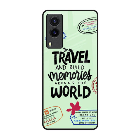 Travel Stamps Glossy Case for Vivo V21e