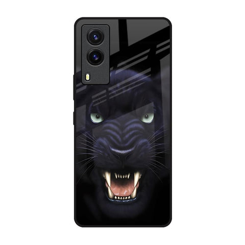 Angry Black Leopard Glossy Case for Vivo V21e