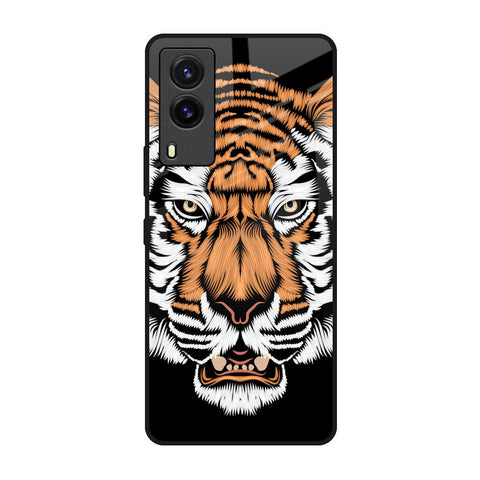 Angry Tiger Glossy Case For Vivo V21e