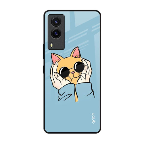 Adorable Cute Kitty Glossy Case For Vivo V21e