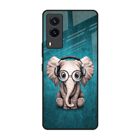 Adorable Baby Elephant Glossy Case For Vivo V21e