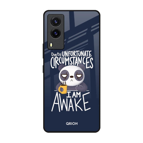 Struggling Panda Glossy Case for Vivo V21e