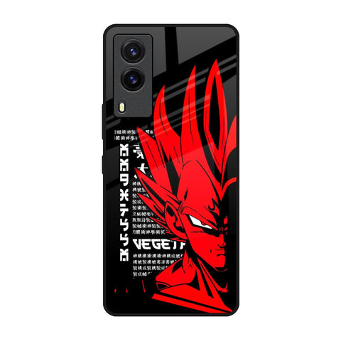 Red Vegeta Glossy Case for Vivo V21e