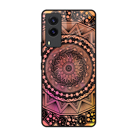 Floral Mandala Glossy Case for Vivo V21e