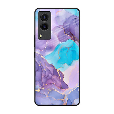 Alcohol ink Marble Glossy Case for Vivo V21e