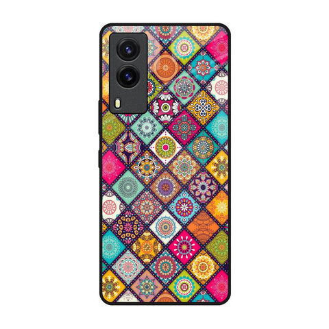 Multicolor Mandala Glossy Case for Vivo V21e