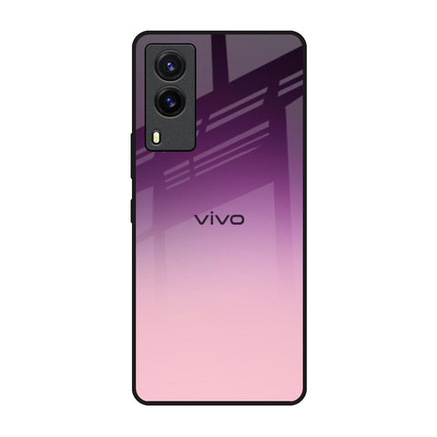 Purple Gradient Glossy case for Vivo V21e