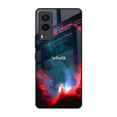 Brush Art Glossy Case For Vivo V21e
