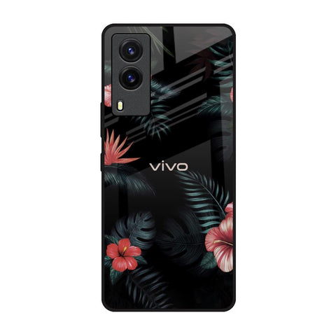 Tropical Art Flower Glossy Case for Vivo V21e