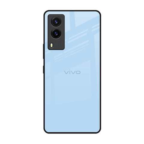 Pastel Sky Blue Glossy Case for Vivo V21e