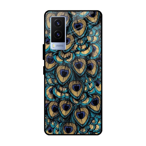 Peacock Feathers Glossy case for Vivo V21e